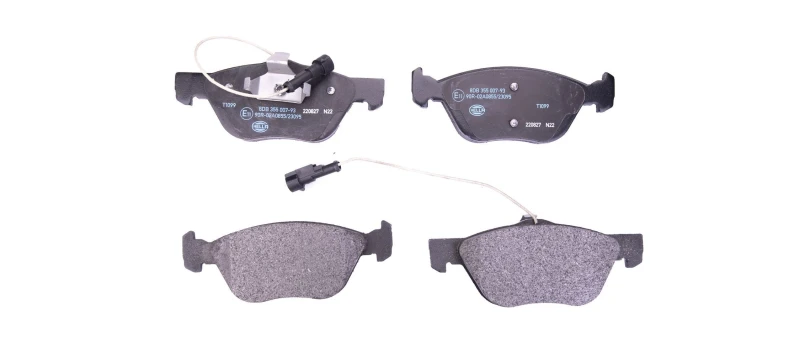 Image of HELLA Brake pad set HELLA 8DB 355 007-931