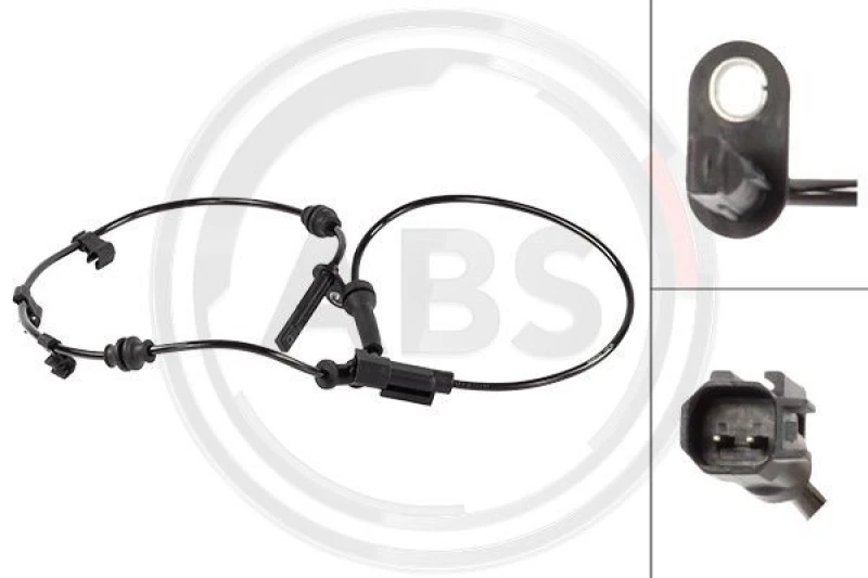 Image of A.B.S. ABS sensor A.B.S. 33019