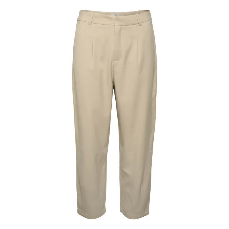Image of Kaffe Womens 7/8 Trousers KAFFE Merle Beige Female 38