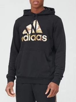 Image of Adidas Camo Hoodie - Black