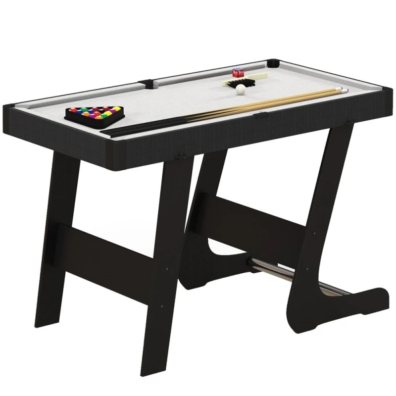 Image of Sportnow 3.5ft Folding Pool Table Set, Grey A70-071V80GY