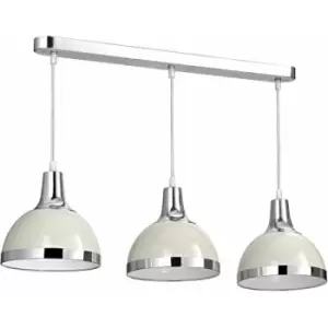 Image of Premier Housewares - Vermont 3 Clay Colour Shades Pendant Light