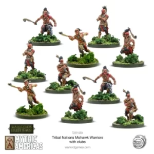 Image of Mythic Americas: Mohawk Warriors with clubs