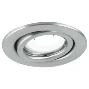 Image of Fan Europe Lighting - Fan Europe matrix LED Recessed Adjustable Downlight Nickel 400lm 3000K 10x8.5cm