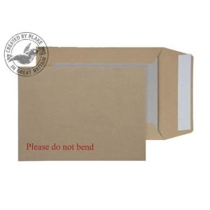 Image of Blake Purely Packaging 190x140mm 115gm2 Peel and Seal Pocket Envelopes Manilla Pack of 125