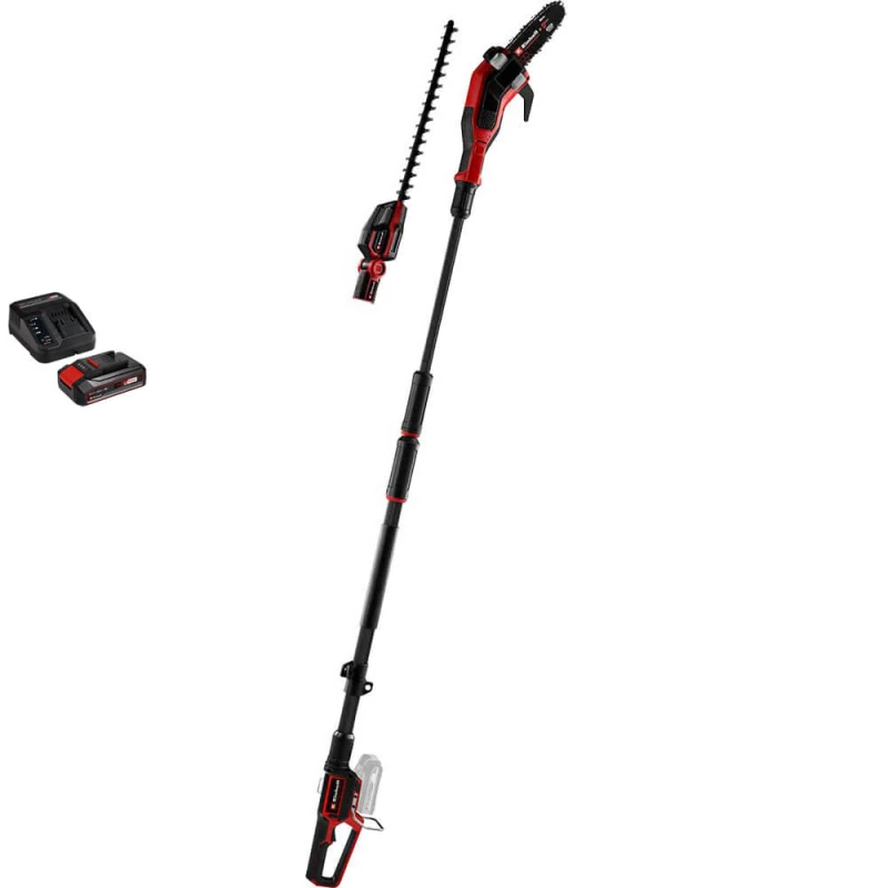 Image of Einhell Professional GP-HC 18/5020 Li T BL 18v Cordless Brushless Hedge Trimmer and Pole Pruner GP-HC 18/5020 Li T BL Batteries: 1 x 2.5ah Li-ion