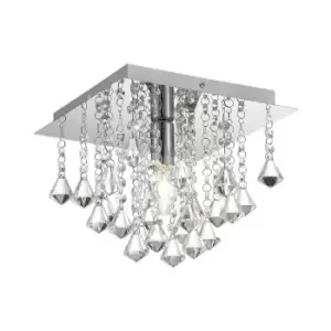 Image of Ceiling lamp Design Acton Chrome polished 1 bulb 20cm