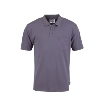 Image of Essential Grey Polo Shirt Comes with Pocket - XL
