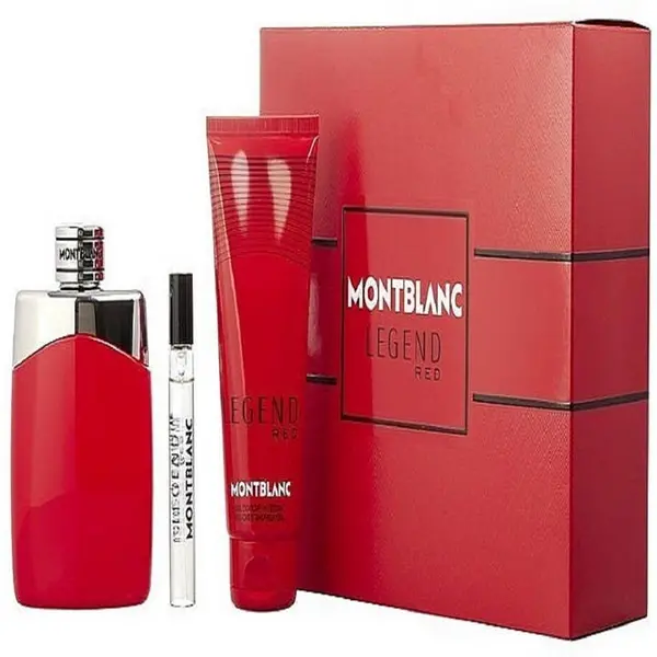Image of Mont Blanc Mont Blanc Legend Red Gift Set 100ml Eau de Parfum - Red Over 100ml