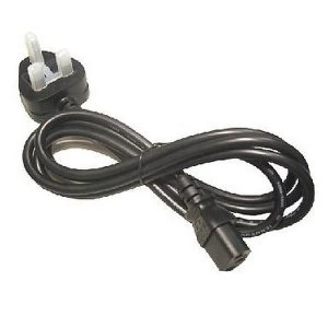 Image of Spire UK Power Lead, Kettle Lead, Moulded Plug, 5A, 1.8 Metres UK Plug