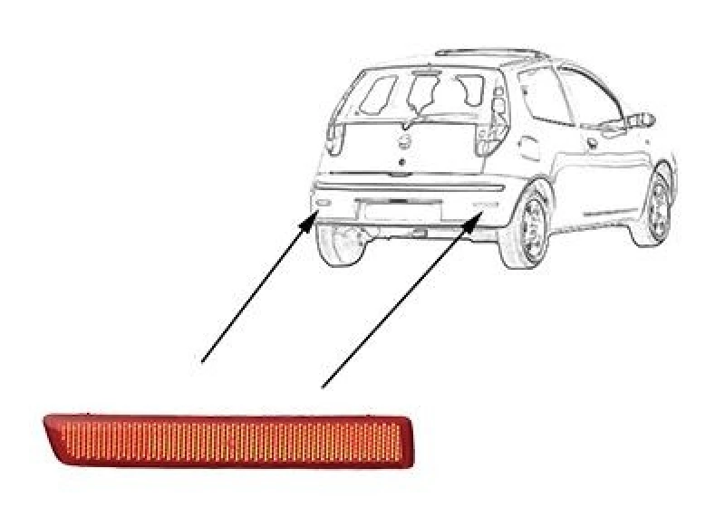 Image of VAN WEZEL Reflex Reflector VAN WEZEL 1622939
