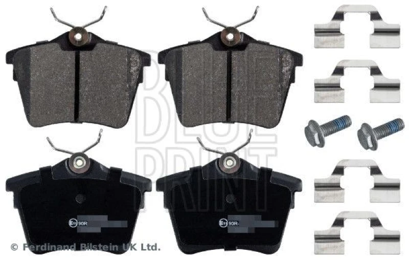 Image of Blue PRINT Brake pad set Blue PRINT ADP154219