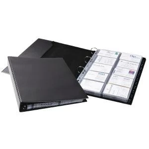 Image of Durable Visifix Economy Business Card Album A4 244401