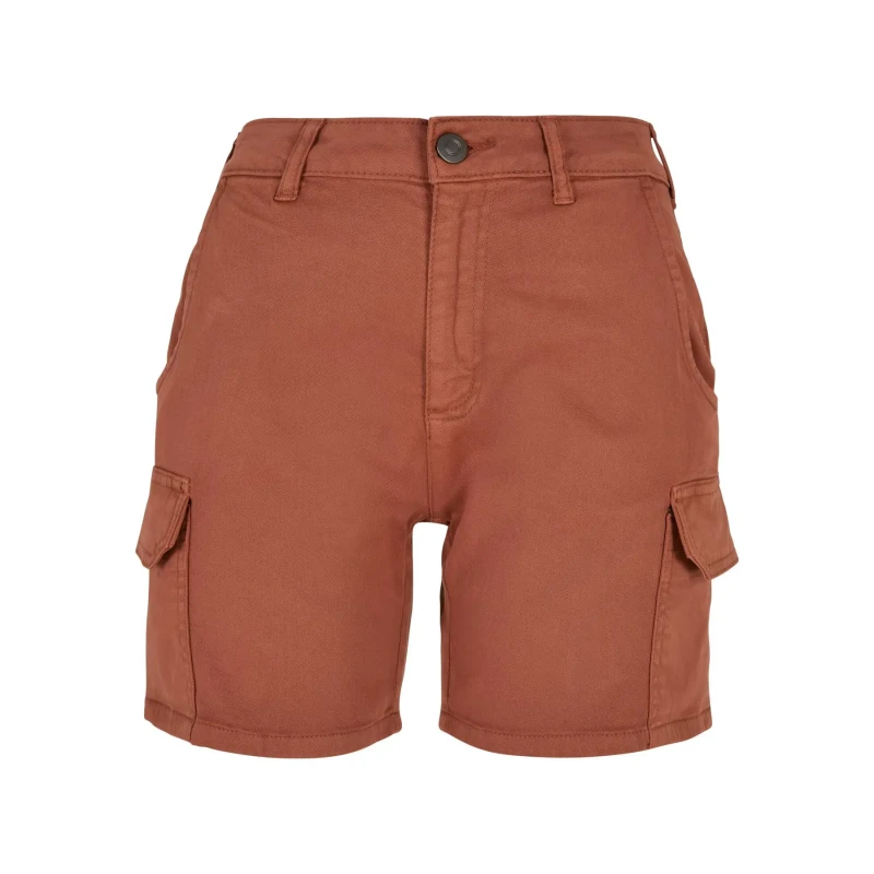 Image of Urban Classics Short cargo high waist woman Urban Classics Rouge Female 34