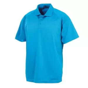 image of Spiro Impact Mens Performance Aircool Polo T-Shirt (3XL) (Ocean)