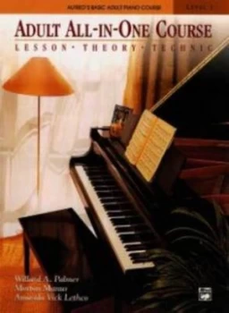 Image of Alfreds Basic Adult All-in-One Piano Course by Willard a Palmer Paperback
