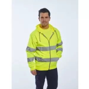 image of Portwest - B305ORRXL - sz Hi-Vis Zip Front Hoodie - Orange