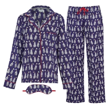 Image of Linea Pyjama Eyemask Set - Dalmation