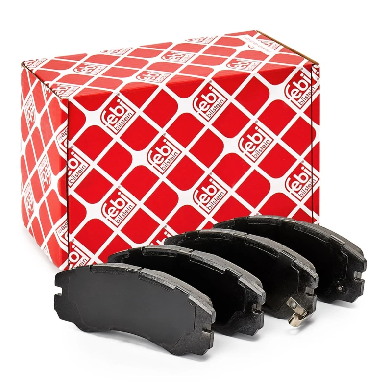 Image of FEBI BILSTEIN 116157 Brake pad set Front Axle, with acoustic wear warning Brake Pad Set,disc brake (402)