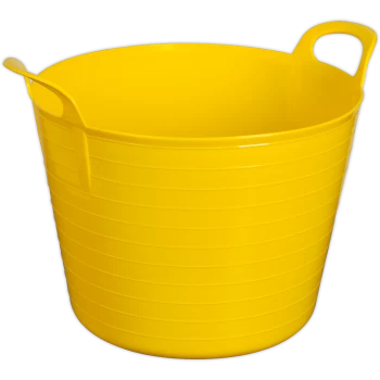 Sealey Heavy Duty Flexi Tub 40l Yellow