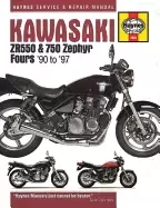 Image of kawasaki zr550 and 750 zephyr fours haynes repair manual