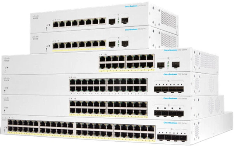 Image of Cisco CBS220-48P-4G-EU network switch Managed L2 Gigabit Ethernet (10/