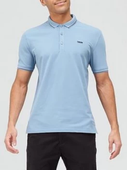 image of Hugo Boss Dinoso 202 Polo Shirt Medium Blue Size 2XL Men