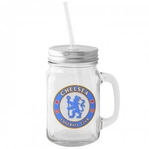 Image of Team Football Mason Jar - Chelsea