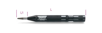 image of Beta Tools 32 AU - 3mm Automatic Centre Punch - Length 150mm 000320160