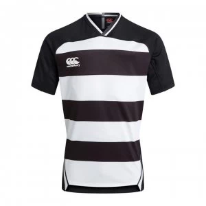 Image of Canterbury Hoop Evader Performance T Shirt - Black/White
