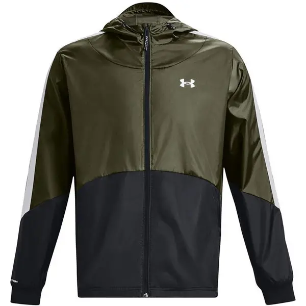Image of Under Armour Legacy Windbreaker Jacket - Green S