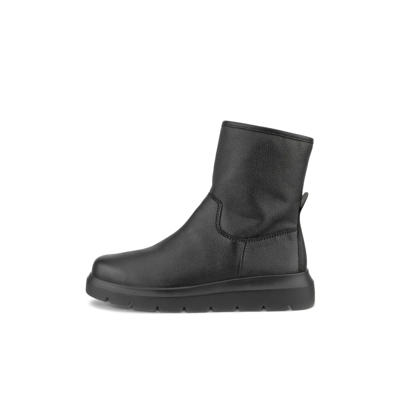 Image of Ecco Nouvelle 216243 Leather Womens Ankle Boots - Black - Size:UK 4.5