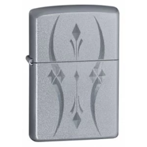Image of Zippo Prestine Curves Satin Chrome Windproof Lighter