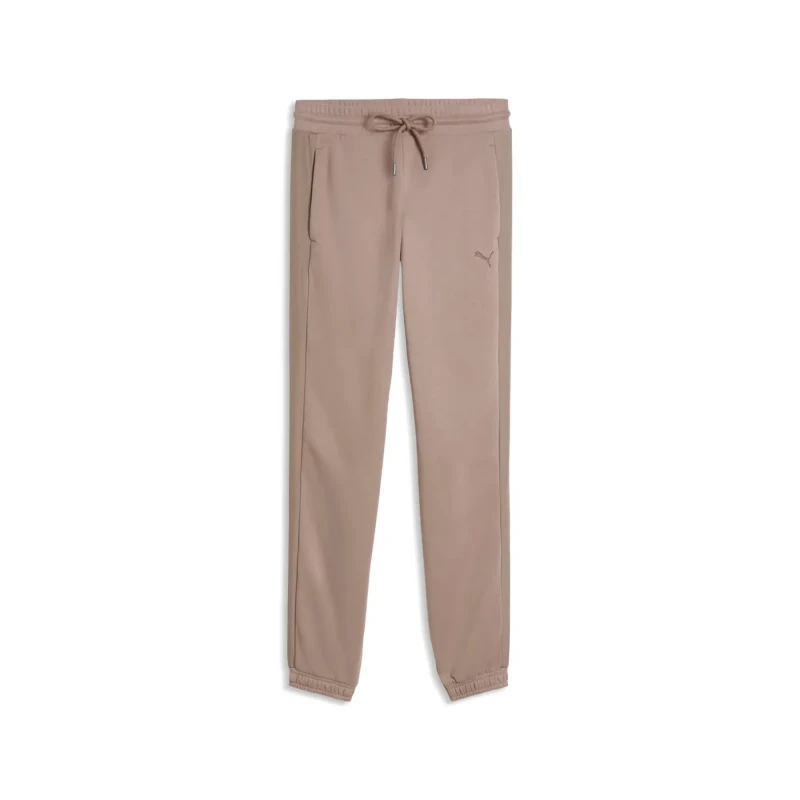 Image of Puma Her Woven Joggers Brown Cotton S