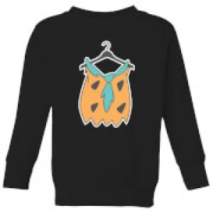 Image of The Flintstones Fred Shirt Kids Sweatshirt - Black - 9-10 Years