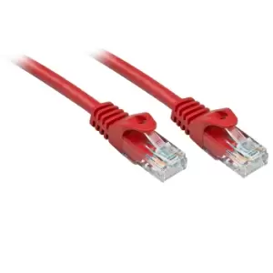 image of Lindy RJ-45/RJ-45 Cat6 1m networking cable Red U/UTP (UTP)