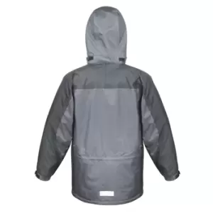 Image of Result Mens Seneca Midweight Performance StormDri Waterproof Windproof Jacket (2XL) (Anthracite/Black)
