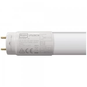 Image of Crompton LED G13 T8 Full Glass Tube 6ft / 1800mm 28W - Cool White
