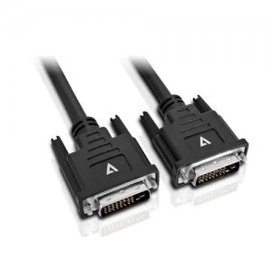 Image of V7 V7DVIDVI-5M-BLK DVI cable DVI-D Black
