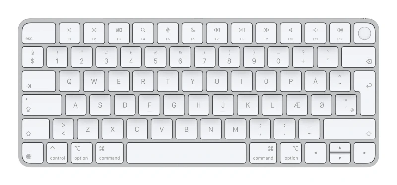 Image of Apple Magic keyboard Universal USB + Bluetooth QWERTY Danish White MXCK3DK/A