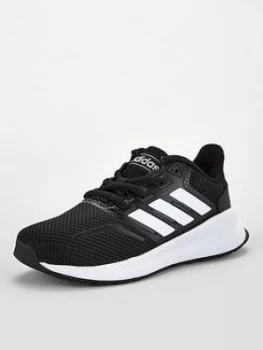 Image of Adidas Runfalcon Junior Trainers - Core Black
