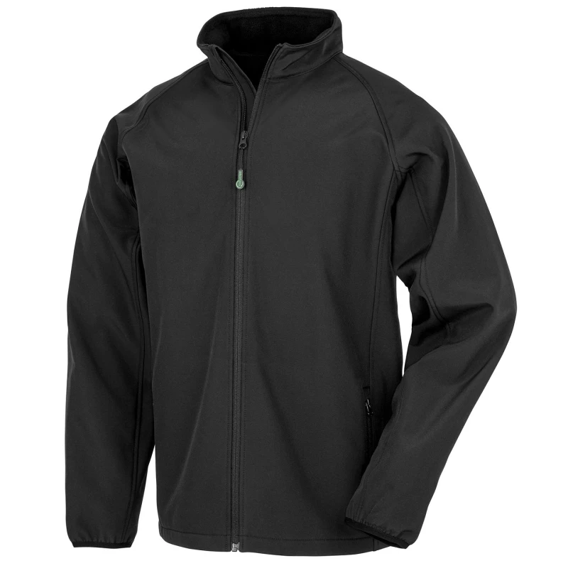 Image of Result Result Men Printable Soft Shell Jacket in Black Size: Small Black S Male 5059699725836