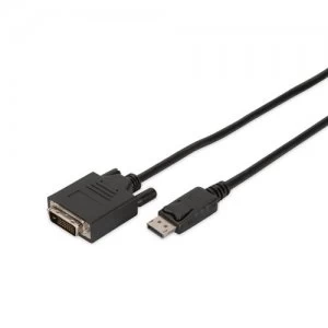 Image of Digitus DisplayPort - DVI 2m DVI-D Black