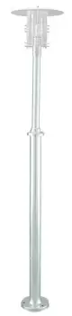 Image of Stockholm Outdoor Single Lamp Post Galvanised, E27