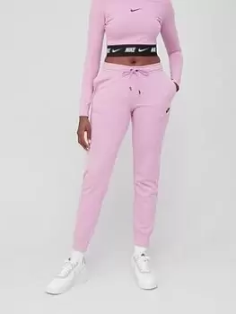 Image of Nike NSW Essential Fleece Joggers - Purple, Purple Size M Women