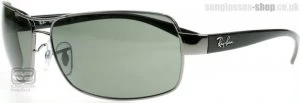 Ray-Ban 3379 Sunglasses Gunmetal Crystal and Black 004/58 Polariserade