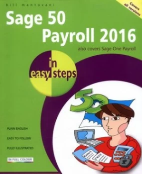 Image of Sage 50 Payroll 2016 in easy steps by Bill Mantovani