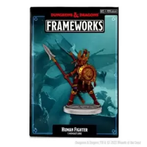 Image of D&D Frameworks: Human Fighter Female Unpainted Miniature