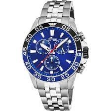 Image of Lotus Blue and Silver Chronograph Sports Watch - L18765/1