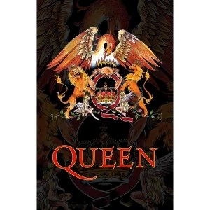 Image of Queen - Crest Textile Poster
